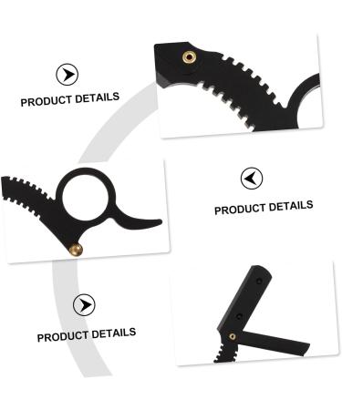 Fomiyes 2nd Old Razor Manual Beard Trimmer - Ergonomic Barber Grooming Tool - Stainless Steel Design for Men - Buy Online on GoSupps.com