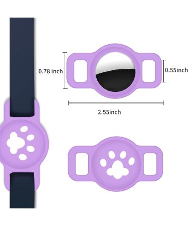 Coholl Protective Cover for Apple Airtag - 3 Pack Silicone Shell for GPS Finder Pet Loop Holder Case for Dogs & Cats Bright Pink & Purple for Kids & Seniors - Buy Online on GoSupps.com