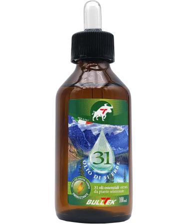 31 Herbal Oil - 100 ml Essential Oil Blend | Alcohol-Free Vegan Organic for Diffuser Massage & Aromatherapy - Buy Online on GoSupps.com