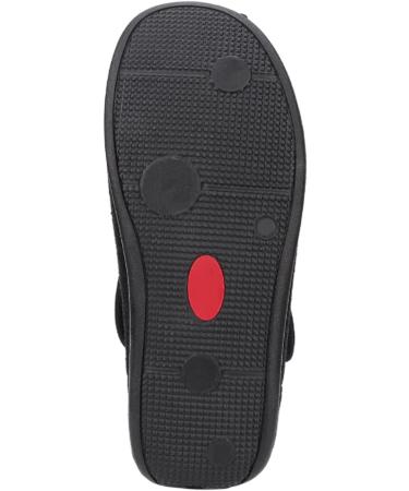JCJNSL Footloose Men's Diabetic Orthopedic Bar-Strap Shoes - Easy Fit Wide Slippers with Adjustable Touch Fastening for Comfort and Support - Buy Online on GoSupps.com
