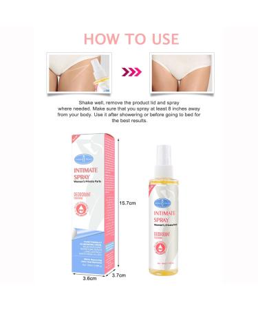 Aichun Beauty Intimate Spray 100ml - pH Balanced Deodorant for Armpits, Feet, and Private Parts - Eliminates Odor, Tightens Vagina, and Promotes Freshness - Buy Online on GoSupps.com