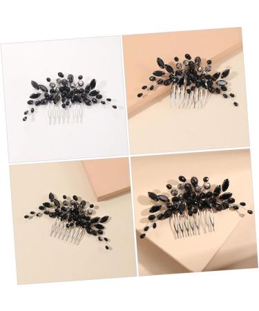 Housoutil Hair Accessories for Women Rhinestone Flower Headpiece Bridal Side Comb Women Hair Side Comb Wedding Hair Side Comb Decor Tiara Hair Pin Christmas Crystal Hair Comb Bride - Buy Online on GoSupps.com