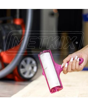 Metkix Extra Large Lint Roller 6.3" (16cm) with Refill | Protective Cover | Giant Lint Roller for Pet Hair Furniture Bed Couch Total 120 Sheets 1 Rollers + 1 Refills (Total 120 Sheets) - Buy Online on GoSupps.com