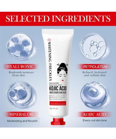 Kojic Acid Hand Cream Skin Rejuvenating Moisturizer - Buy Online on GoSupps.com