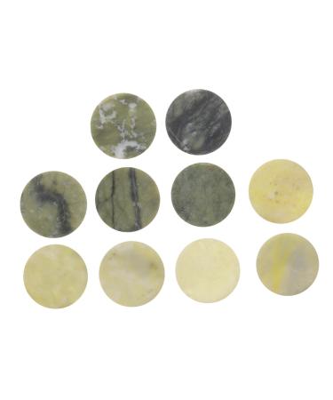 Support En Pierre De Jade Lisse Pour Extensions De Cils 10 Pi ces Accessoire Professionnel Pour Pose De Faux Cils Vert Usage Beaut