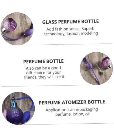 MERRYHAPY Air Bag Perfume Bottle Crystals Decor Spray Bottle Mister Atomiser Empty Mist Sprayer Perfume Pumper Vintage Perfume Bottle Perfume Container Portable Perfume Mini Glass Purple - Buy Online on GoSupps.com