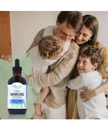 Mountain Meadow Herbs First Immune Defense | All Natural 4 oz Liquid Supplement for Fast Acting Immune Support - Buy Online on GoSupps.com