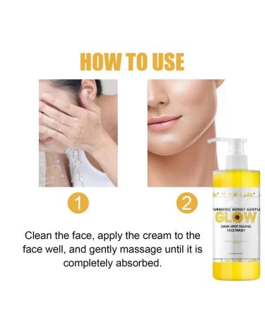 Turmeric Glow Combo Skincare Set - Anti-Aging Face Wash Scrub & Moisturizer for Wrinkles - Soothing Hydrating Turmeric Skincare for Face & Body - Buy Online on GoSupps.com