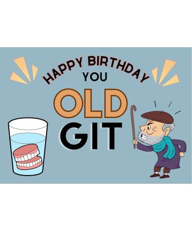 Personalised old git sweet box|Old git birthday gift| His birthday |Funny birthday for him|Personalised sweet gift for him|Cheeky birthday| - Buy Online on GoSupps.com