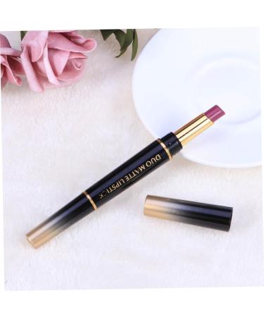 Long Lasting Matte Lipstick - Non-Stick Double Ended Lipstick & Liner Pencil | International Shipping Available - Buy Online on GoSupps.com