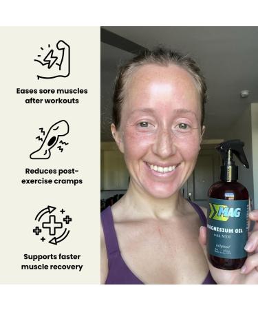 MAG Recovery Pure Magnesium Oil Spray with MSM Extra Strength for Sleep Muscle Pain Cramp Relief Energy Fast-Absorbing Fragrance-Free All-Natural - Tired Feet Fatigue Women s Health - 8oz - Buy Online on GoSupps.com