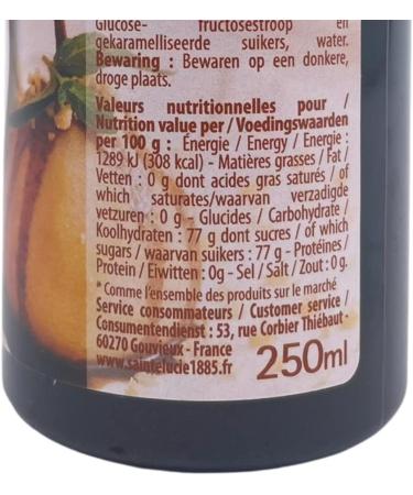 Caramel Sauce 250ml Sainte Lucie - Buy Online on GoSupps.com