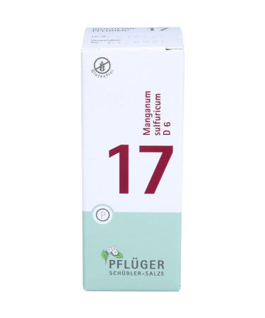 PFL GER Schuessler Salts No. 17 Manganum sulfuricum D6 - 100 tablets - The supplement for enzyme activation - gluten-free