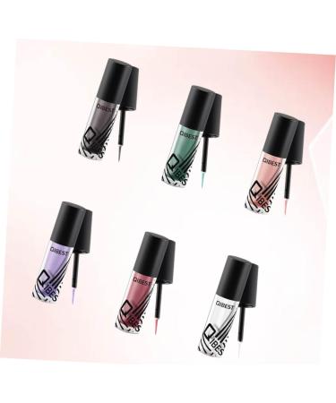 Beavorty 6pcs shimmer eyeshadow glitter liquid eyeliner shiny eyeshadow eye shadow liquid eyeshadow flash - Buy Online on GoSupps.com