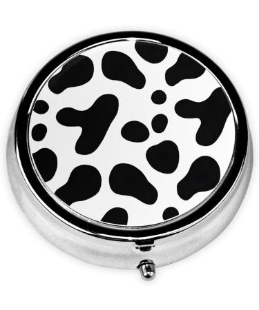 Black Leopard Mini Pill Box | 3-Compartment Travel Organizer | Portable Medicine Case for Home & Office - Buy Online on GoSupps.com