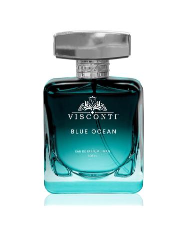 Viscont../i Blue Ocean Perfume For Men Eau De Parfum Aquatic Fragrance with Citrus Fruity Musk & Cedarwood Long Lasting Scent and Anti-Stain Luxury Perfumes Outing & Sports 100 ml - Buy Online on GoSupps.com