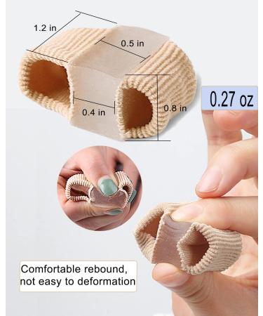Golbylicc Bunion Toe Separators for Overlapping Toes Gel Toe Spacers Bunion Corrector (4PC) - Buy Online on GoSupps.com