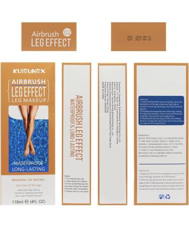 Maquillage des jambes imperm able sans transfert appr t imperm able pour maquillage corporel pour couverture de tatouage (naturel 118 ml) 118 ml (Lot de 1) Natural - Buy Online on GoSupps.com