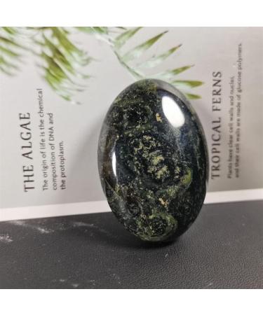 Gemstones for Decoration Peacock Eye Green Quartz Palm Stones Stones Hand Polished Stones for Friend Gift Aura ningxiao - Buy Online on GoSupps.com