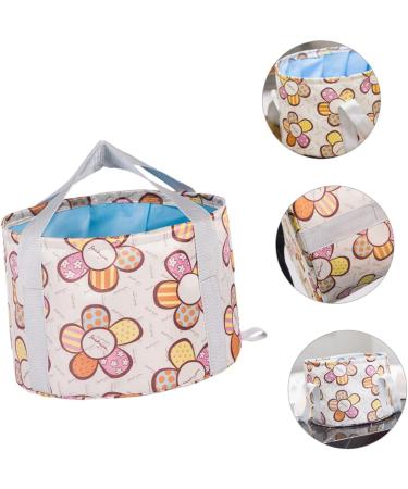 FRCOLOR 1pc Folding Water Basin Foldable Foot Basin Gallon Bucket Foldable Water Bucket Folding Foot Soak Basin Foot tub Collapsible wash Basin Foot Soaker Fishing Nylon Cloth Spa Travel - Buy Online on GoSupps.com