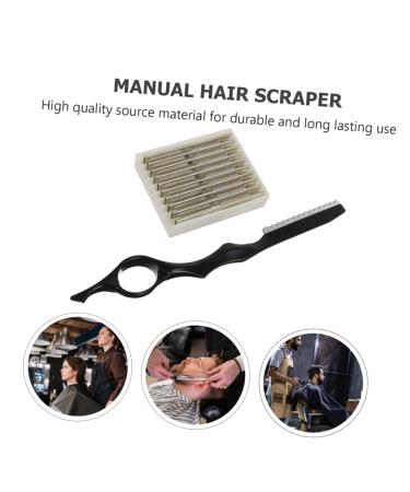 Minkissy Hair Cutting Razors Set - Stainless Steel Hair Clipper Kit for Home Haircuts & Styling - Buy Online on GoSupps.com