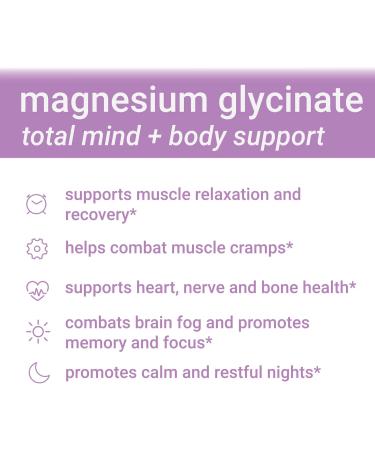 High Potency Magnesium Glycinate 1000mg Capsules - Chelated for Maximum Absorption - 60 Count - Buy Online on GoSupps.com