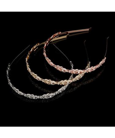 Elegant Silver Wedding Strass Flower Crown Headband - Crystal Headdress for Bride & Bridesmaid Hair Accessories - Buy Online on GoSupps.com