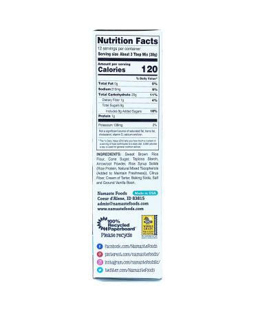 Namaste Foods  Gluten Free Muffin Mix  16-Ounce Bags (Pack of 6) 1 Pound (Pack of 6) - Buy Online on GoSupps.com