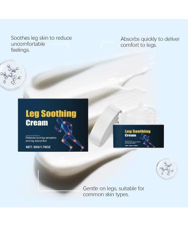  Nuvilo Soothing leg cream for burning heavy and tired legs relaxing cream and refreshing gel for discomfort daily moisturizing care for fresh comfort. (2 pcs) - Buy Online on GoSupps.com