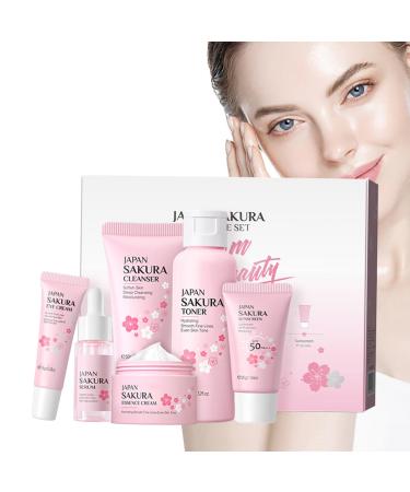 Skin Care Sets - Skin Care Routine Set, Women Facial Care Kit, 6 Pack Refreshing, Soothing, Lifting Skin Care Sets