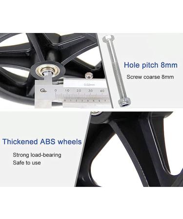 6 Inch/7 Inch /8 Inch Wheel Replacement Wheelchair Front Wheels Rollator Universal Wheels Walker Anti Slip Replacement Casters Rollers Accessory for Wheelchairs Rollators Grey 6in Grey 7in - Buy Online on GoSupps.com