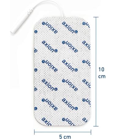 Buy Axion 4 Electrodes 100x50 mm for TENS & EMS | Reusable High Conductivity Certified Medical Device - Buy Online on GoSupps.com