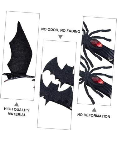 Beavorty 4 Pairs halloween hair clips spider hair clips ghost hair clips makeup hair clips Spider Web hair clips hair accessories for prom Party Headwear girl issue card iron funny - Buy Online on GoSupps.com