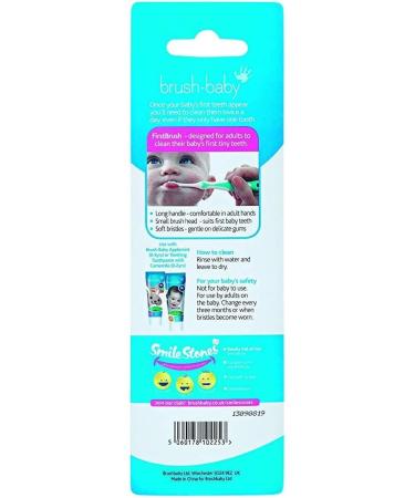 Brush-Baby My Firstbrush - Gentle and Effective Baby Toothbrush - Buy Online on GoSupps.com