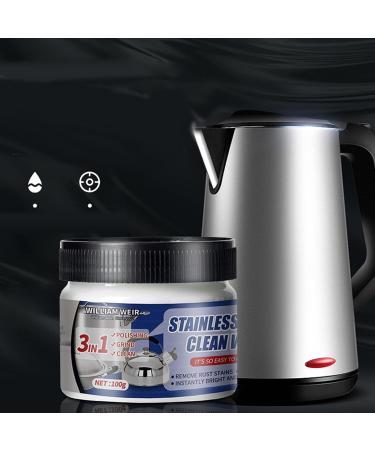 Metal Polish Cream | Scratch Remover and Cleaner - Multifunctional Rust Remover for Pot Bottom Black Scale Stainless Steel Aluminum Pochy 100g - Buy Online on GoSupps.com