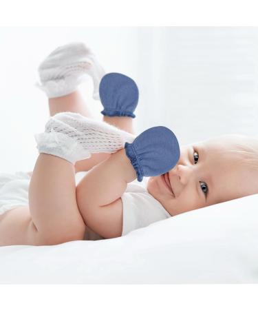 KiddyCare GOTS Organic No Scratch Baby Mittens 8pk - Girls Blossom | Newborn Essentials - Buy Online on GoSupps.com