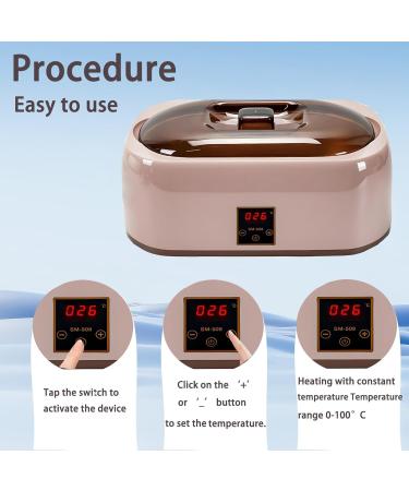 Bain de cire de paraffine pour mains et pieds | Kit de th rapie la cire hydratante pour lisser la peau s che des mains des coudes et des pieds | Traitement spa la maison et au salon - Buy Online on GoSupps.com