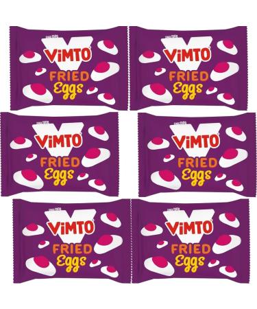 Vimto Fried Eggs Treat Bags 6 x 45g | Vimto flavoured gummies - Buy Online on GoSupps.com