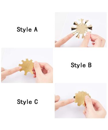 Niceneeded 6-Piece Nail Art Cutter Set | Easy French Nail Smile Line Tool for DIY Acrylic Gel Designs - 6 Sizes - Buy Online on GoSupps.com