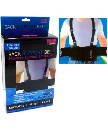 Adjustable Back Support Brace Work Belt for Heavy Lifting - Lumbar Support Suspenders - Buy Online on GoSupps.com