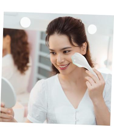 Mikinona Silicone Face Brush Handheld Face Brush Pore Cleaner Silicone Face Scrubber Handle Face Brush Cleansing Brush Face Brush Cleansing Silicone Brush Manual Silica Gel Blackhead Brush 15.3x5.2cm Green - Buy Online on GoSupps.com