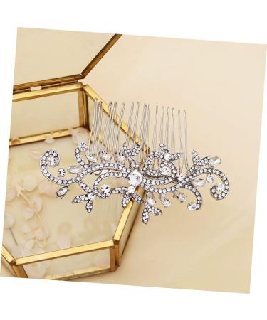 PLAFOPE 1pc Comb Rhinestone Bobby Pins Bridal Headpieces for Wedding Bride Hair Clip Headwear Decor Bride Headpieces for Wedding Rhinestone Headdress Pearl Hair Pin Pearl Hair Clip Alloy - Buy Online on GoSupps.com