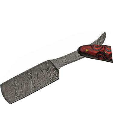 Buy SZCO Supplies 6 Red Grooved Damascus Razor - Premium Quality International Shipping - Buy Online on GoSupps.com