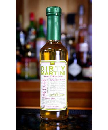 Stirrings All Natural Dirty Martini Cocktail Mixer - 12oz Bottle (Pack of 3) - Buy Online on GoSupps.com