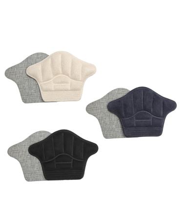 NOLITOY 9 Pairs High Heels Heel Stickers Heel Liners Exercise Accessories Shoe Inserts Liners Shoe Heel Pad High Heel Insert Heel Support Gel Insoles Simple Suede Protector Men and Women