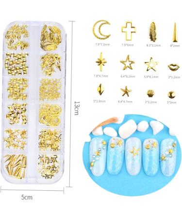 Housoutil 2 Boxes Nail Art Decoration Manicure Decoration Nail Decor Metal Kid Hair Diy Nail Accessories Nail+polish Spider Vein Glamorette Crown for Girls Rose Gold Nail Drill - Buy Online on GoSupps.com
