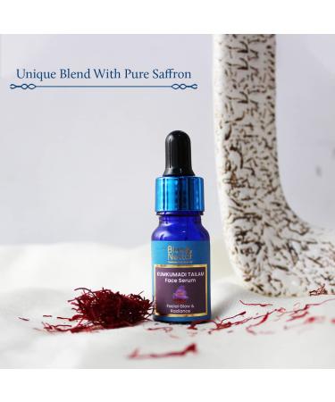 Blue Nectar Kumkumadi Tailam Anti-Aging Face Serum (1 fl oz) + Nalpamaradi Tailam Skin Brightening Oil - 26 Herbs, Turmeric, 16 Ayurvedic Herbs - Buy Online on GoSupps.com