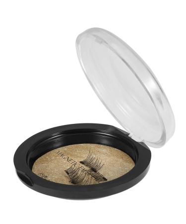 2 pairs of magnetic eyelashes 3D reusable soft false eyelashes dense curly no glue cover whole eyelids for natural look