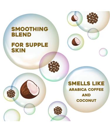 OGX Smoothing Coconut Coffee Exfoliating Body Scrub | Moisturizing Body Wash for Dry Skin | Paraben & Sulfate-Free | 19.5 Fl Oz (3 Pack) - International Shipping Available - Buy Online on GoSupps.com