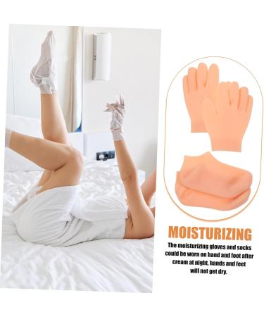 Gogogmee 1 Set Beauty Gloves Socks Women Moisturizing Gloves Moisturizing Gloves for Female Moisturizing Gloves and Socks Dry Hand Moisturizing Gloves for Lady Moisturizing Gloves for Women - Buy Online on GoSupps.com